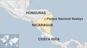 Saslaya-National Park Bosawas Bioshpere Reserve Nicaragua Map